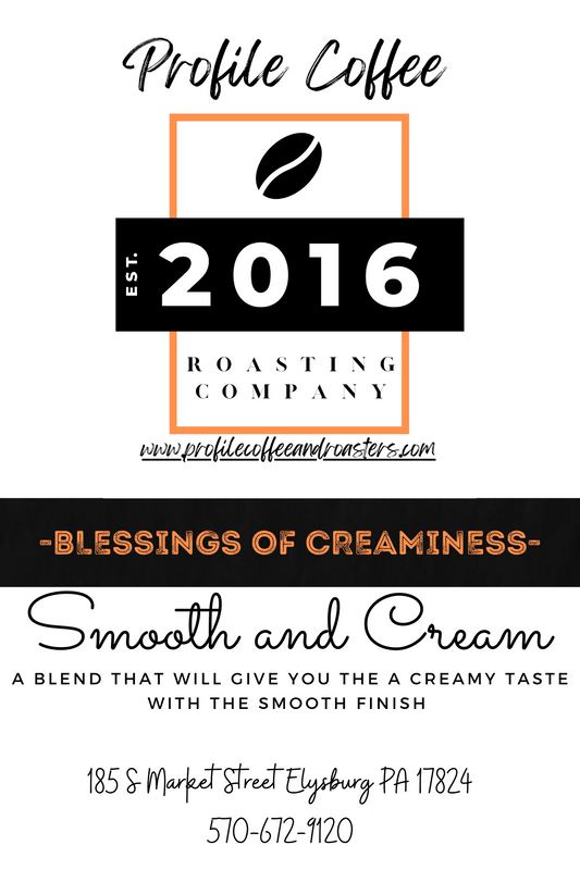 Fresh Roasted Blessings of Creaminess by Profile Whole Bean coffeebaglabels9-8-22_4x6in
