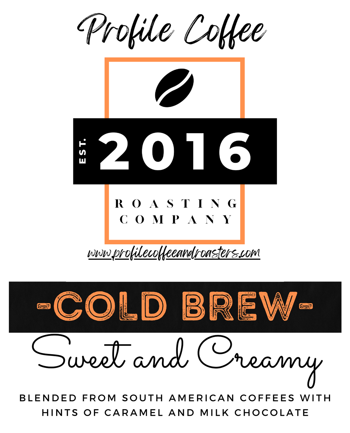 Fresh Roasted Cold Brew Blends by Profile Course ground Original Cold Brew Non Flavored crpd4