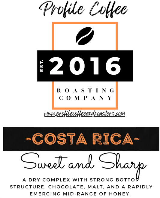 Fresh Roasted Costa Rica Tarrazu La Pastora by Profile crpd8